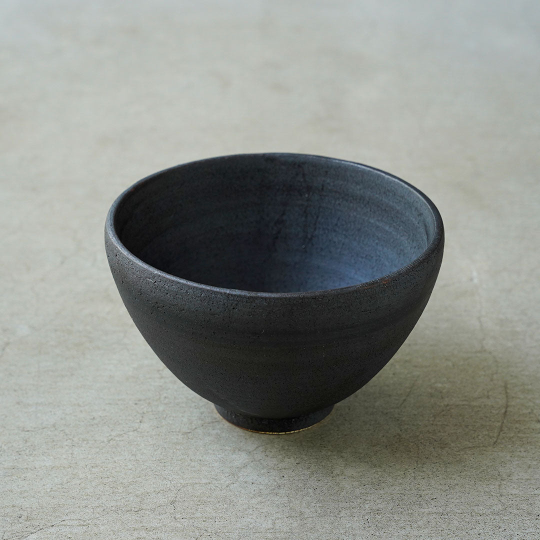 兵山窯 錆巻き 丸5.5丼