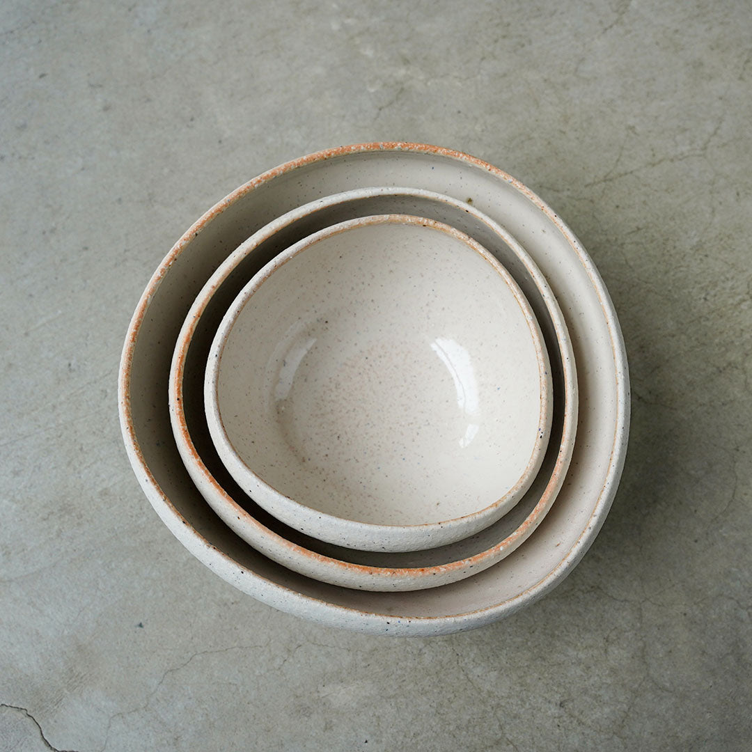 SAKUZAN ボウルclay 白 L