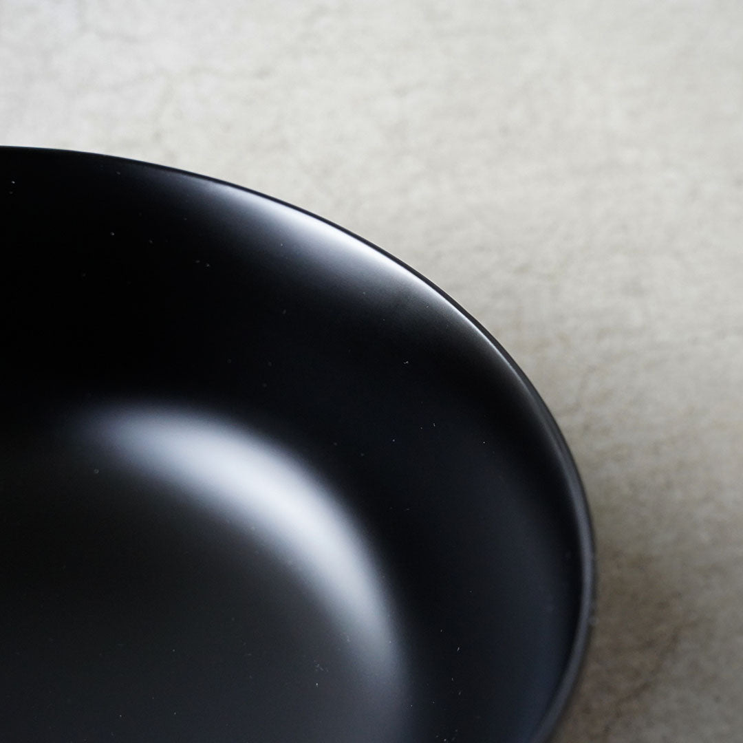 土直漆器×アメノイエ 汁椀 黒