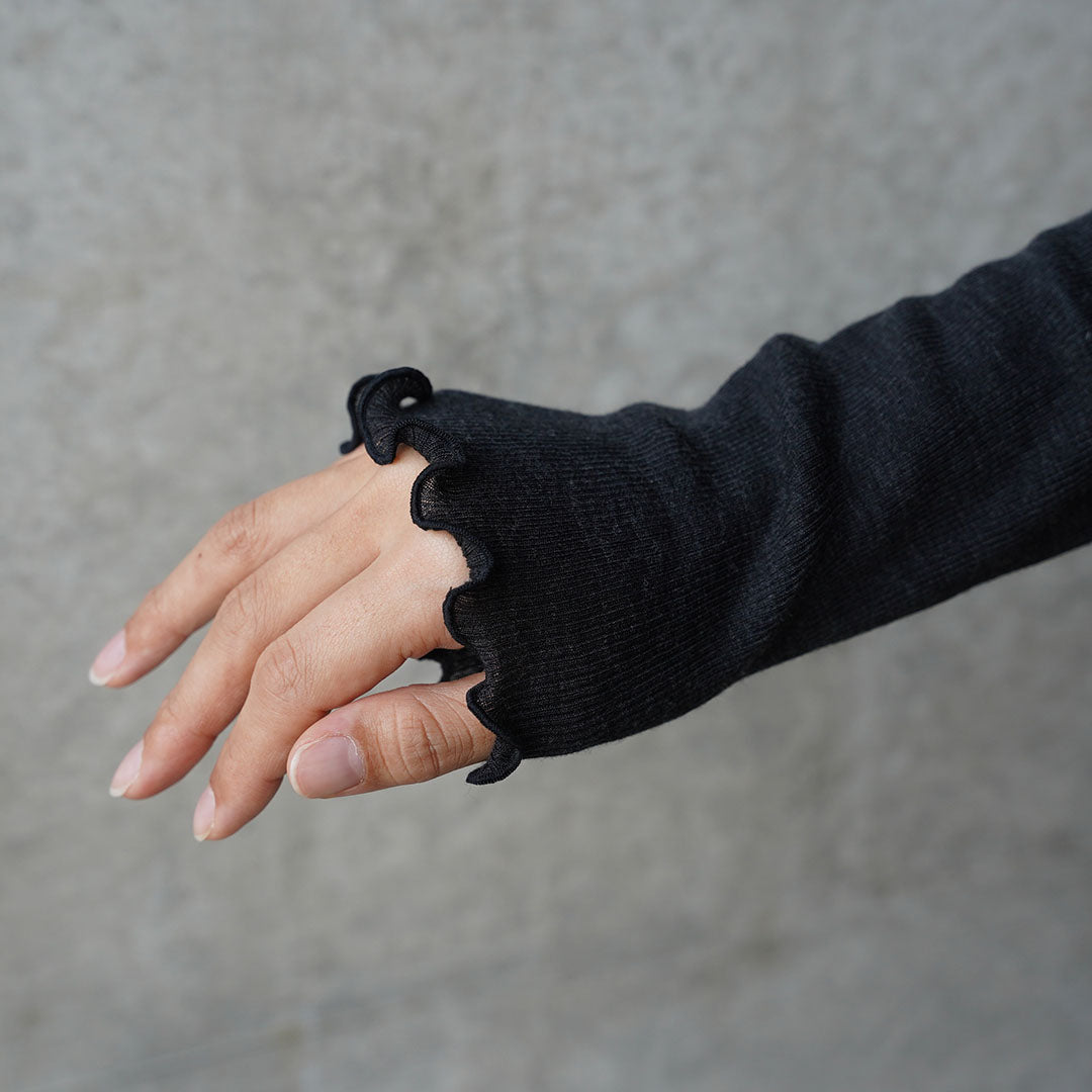 me. merino washable wool タートルネック