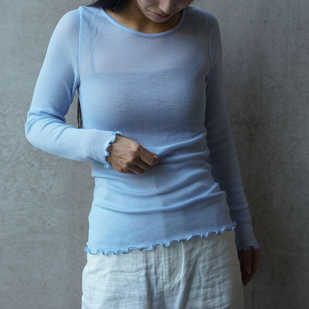 me. merino washable wool ロングスリーブ