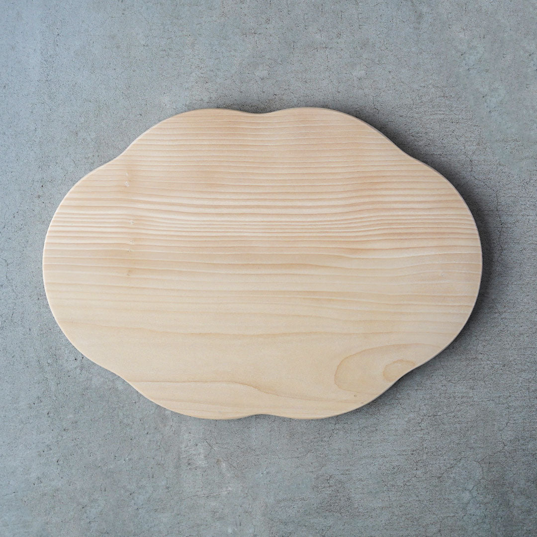 woodpecker Ginkgo wood cutting board Kumo L