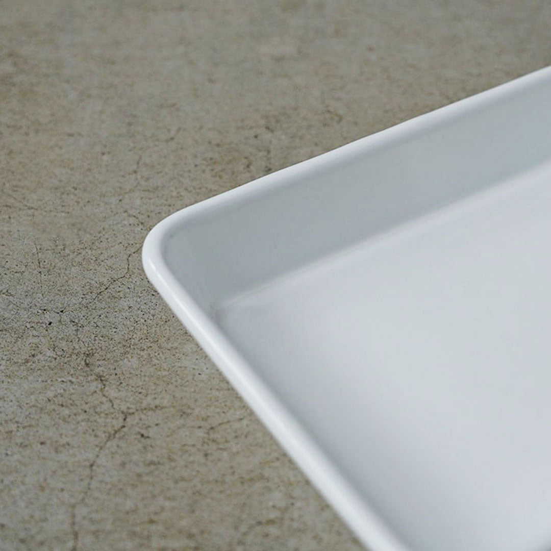 Noda Horo Enamel Bat (All White) Te札