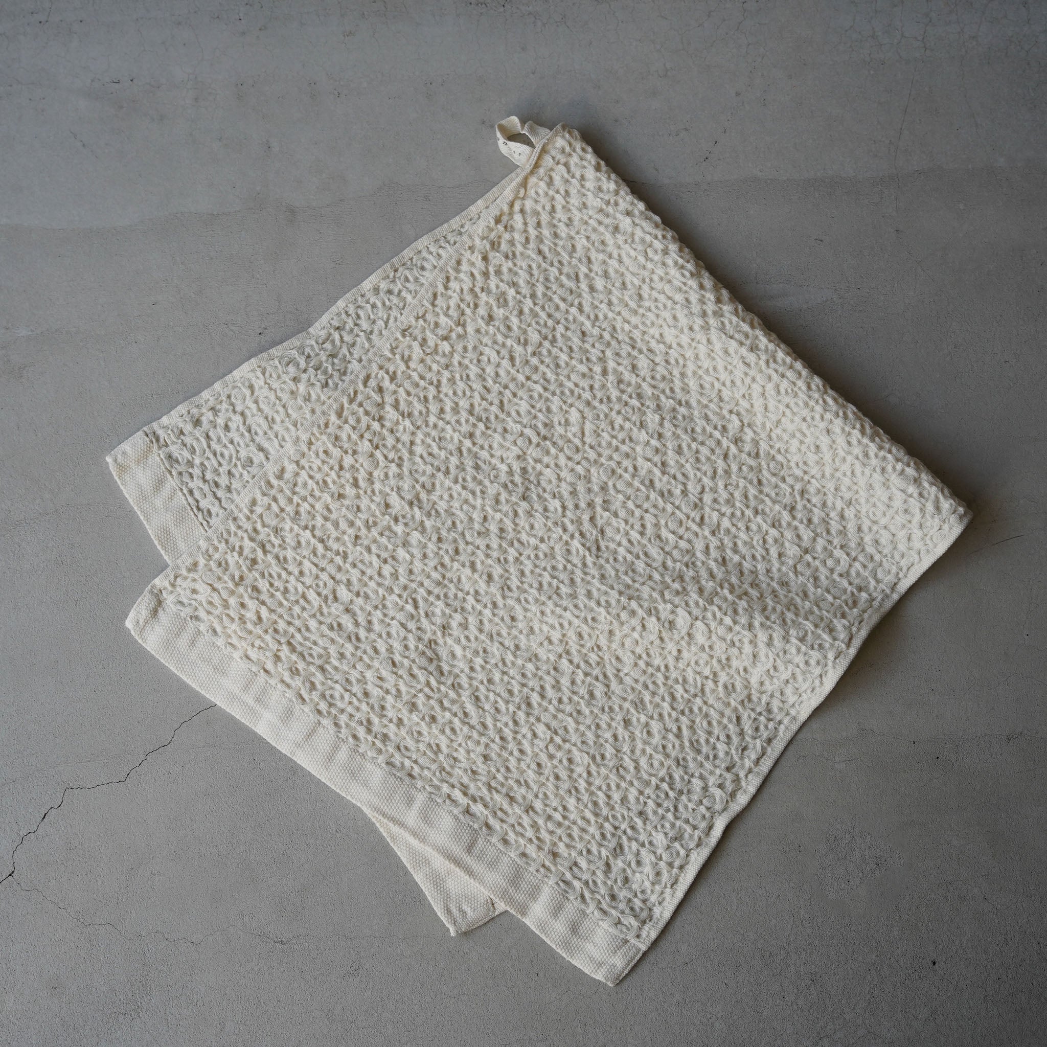 kontex タオル コットンリネンワッフル