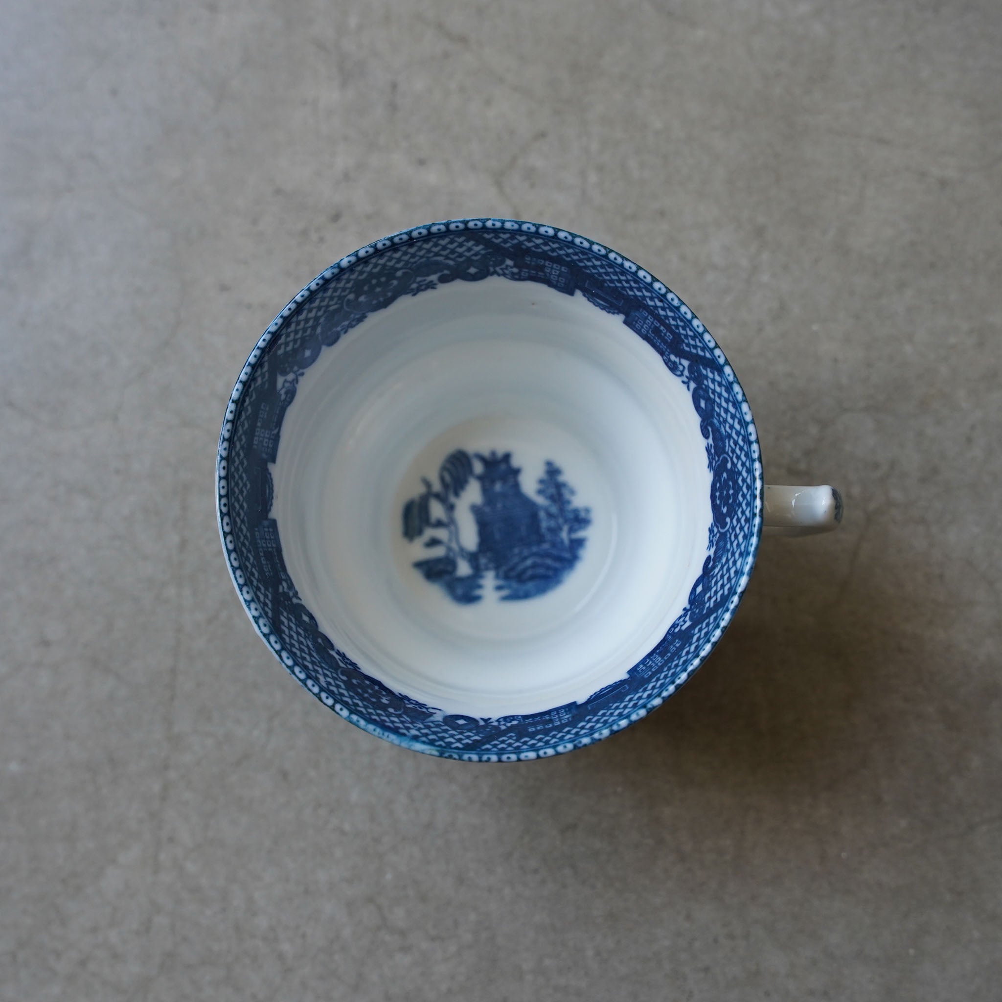 Blue Willow Cup & Saucer Set of 2