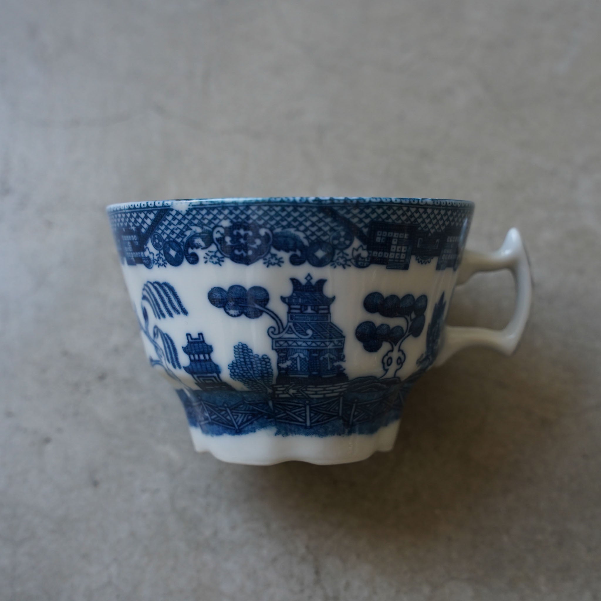 Blue Willow Cup & Saucer Set of 2