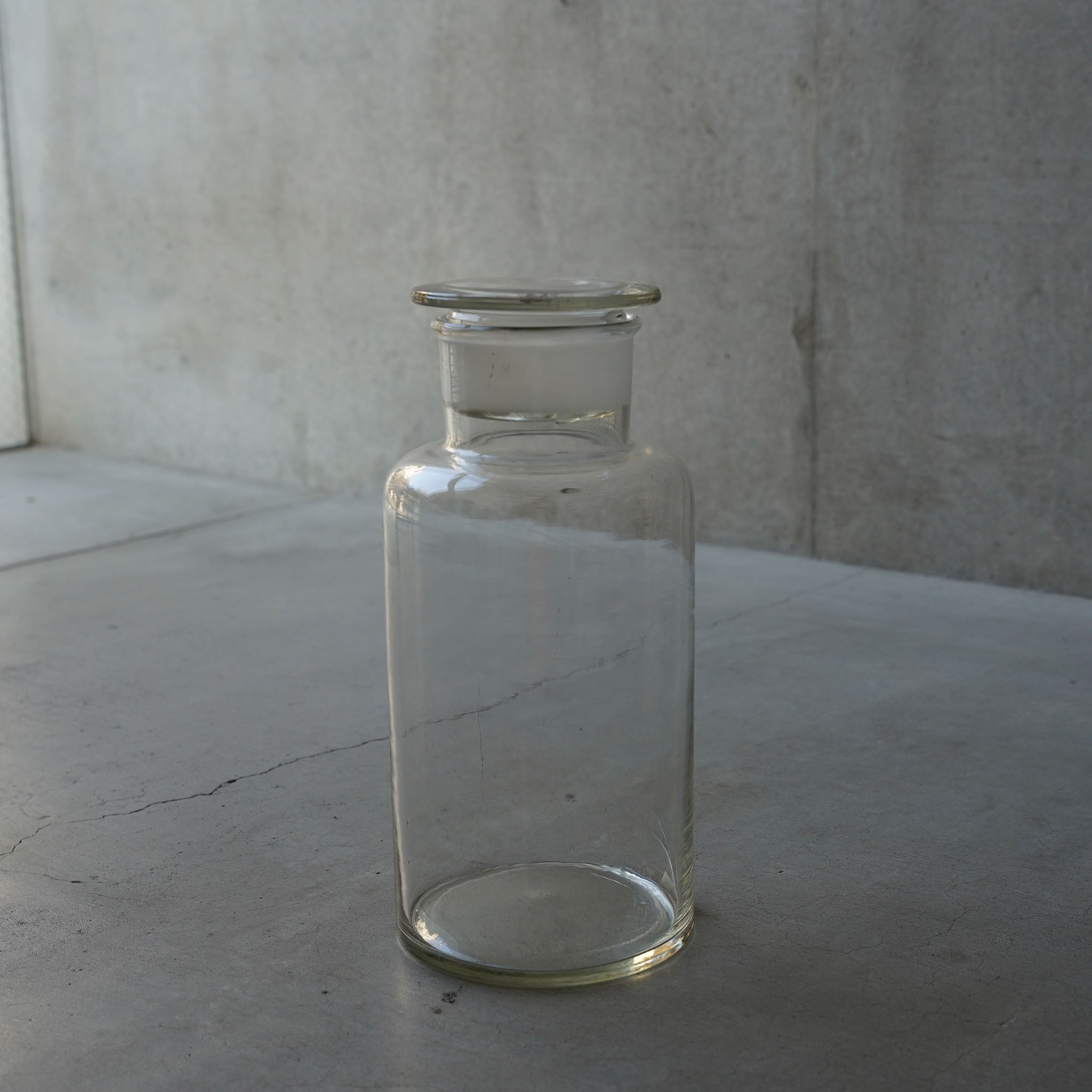 in a specimen jar