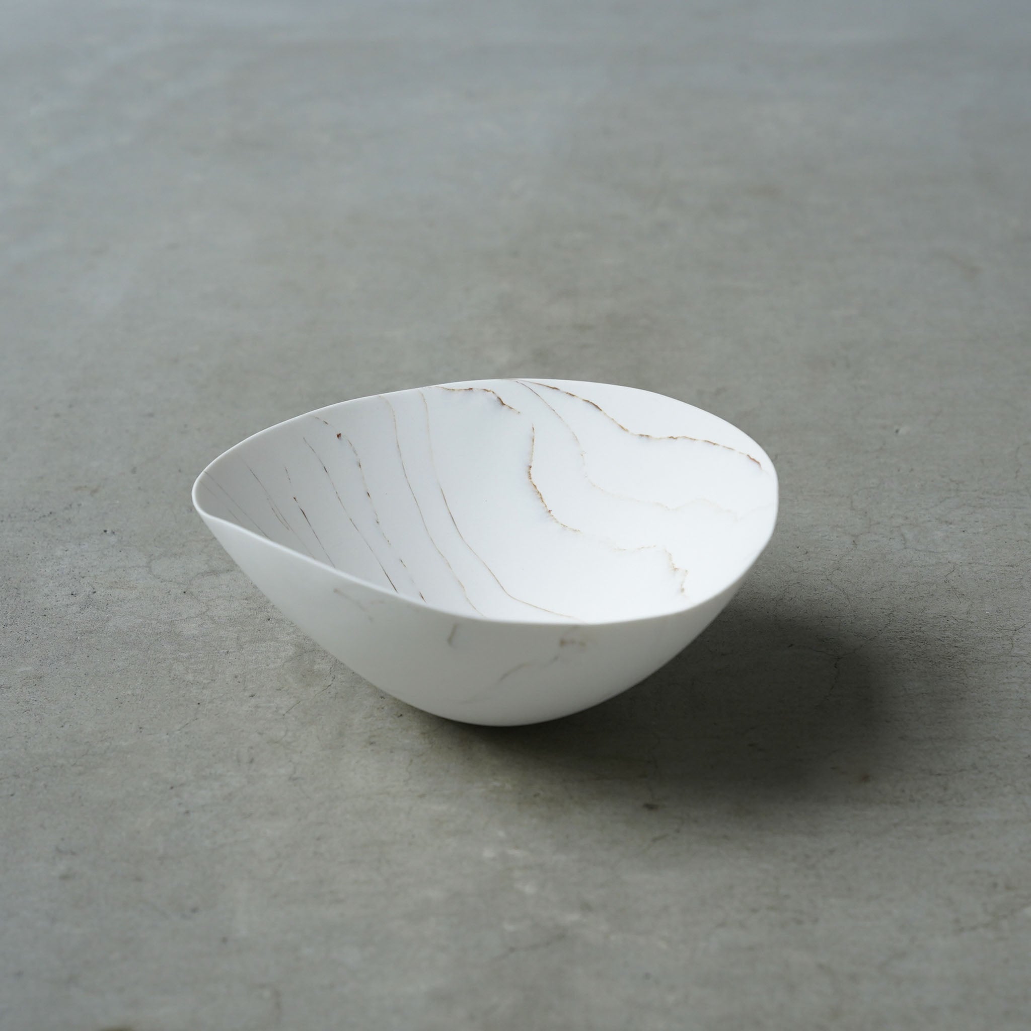 佐藤朱理 白磁練り込み Bowl A