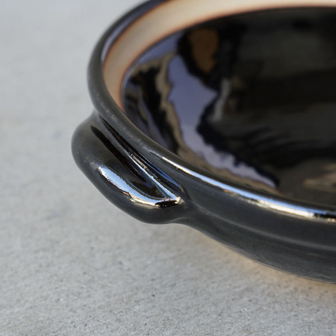 Kanedai Ceramics 7-inch Donabe Pot Black