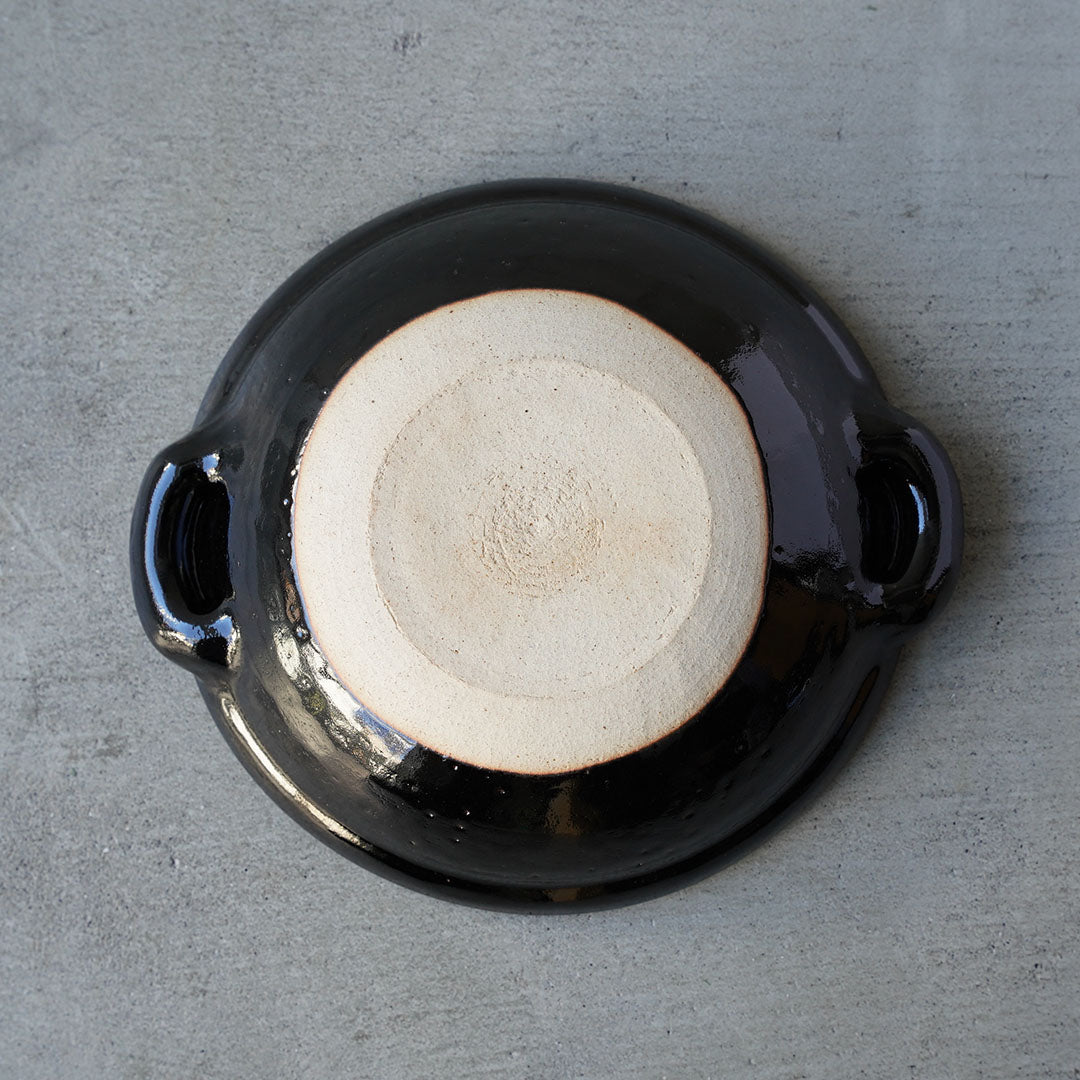 Kanedai Ceramics 7-inch Donabe Pot Black