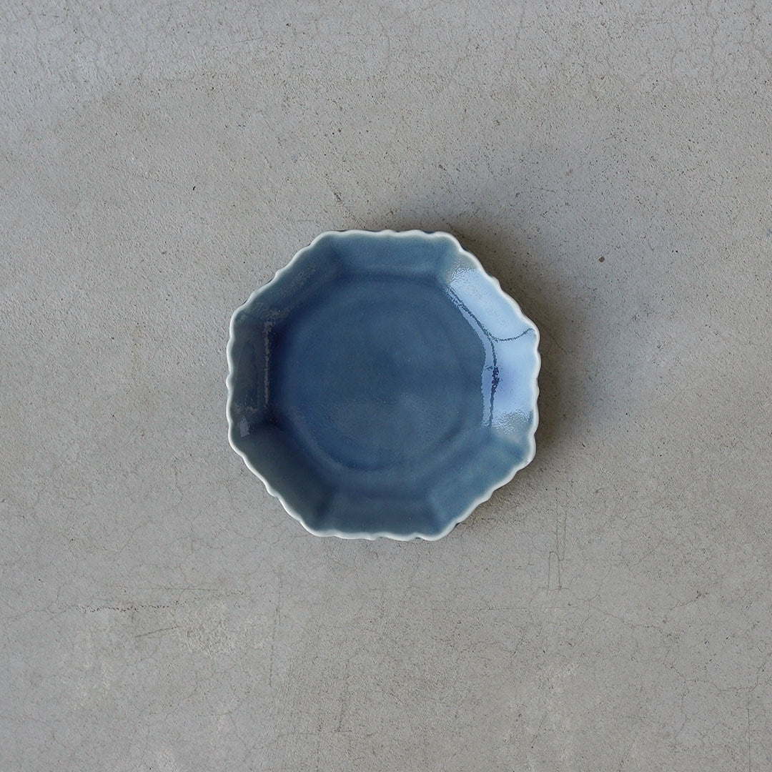 Light blue Rinka 4-inch Plate