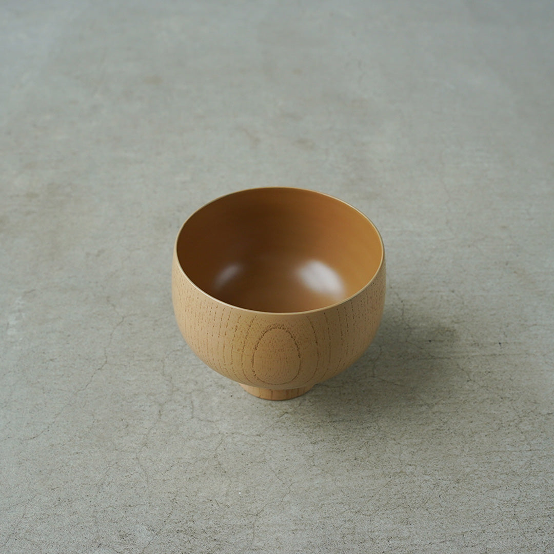 土直漆器 くるむ汁椀 白