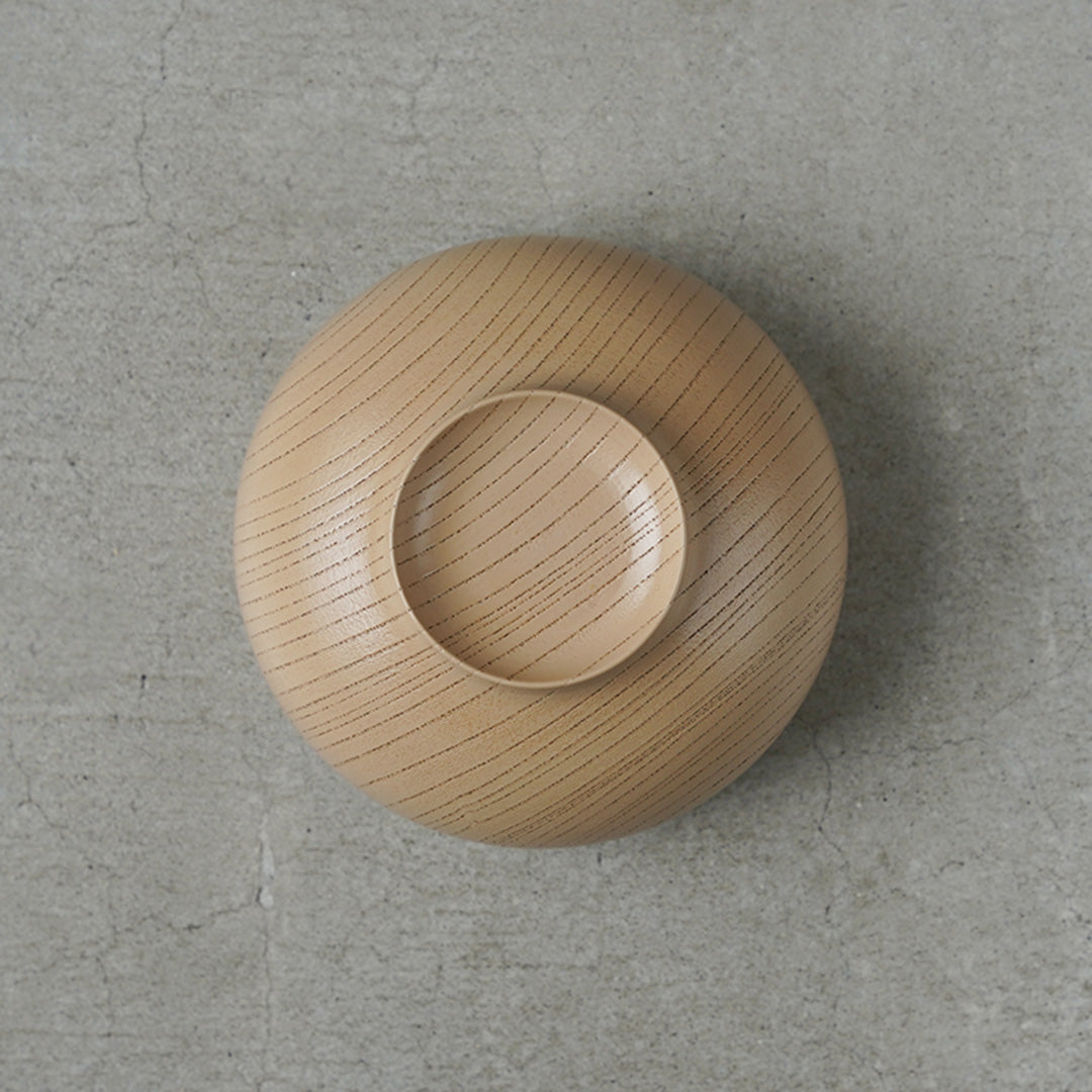 土直漆器 くるむ組椀 大 白