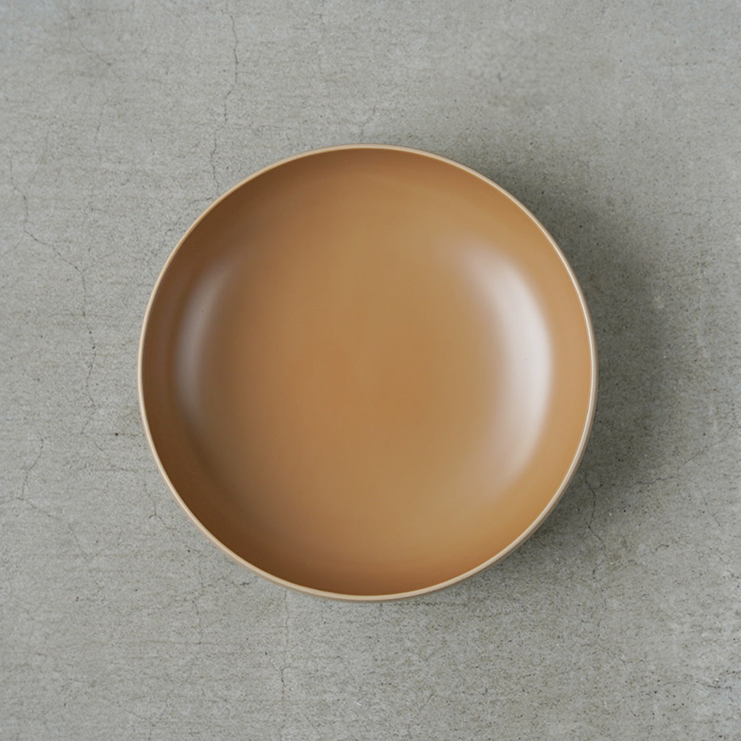 土直漆器 くるむ6寸ボウル 白