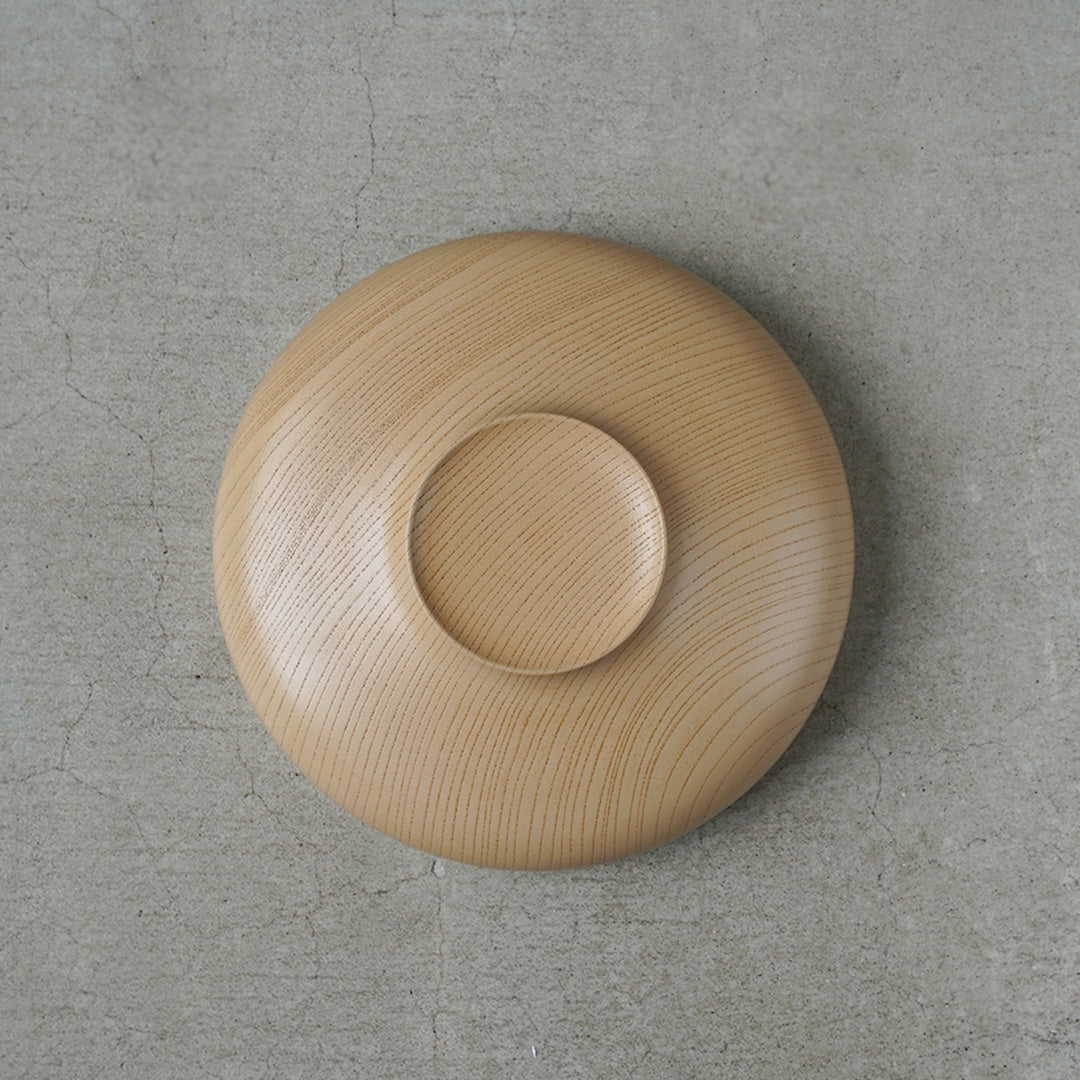 土直漆器 くるむ6寸ボウル 白