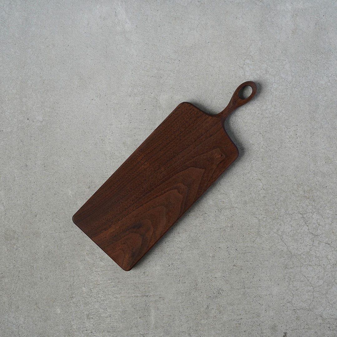 Kenta Nakanishi Serving Board, Walnut, Perforated