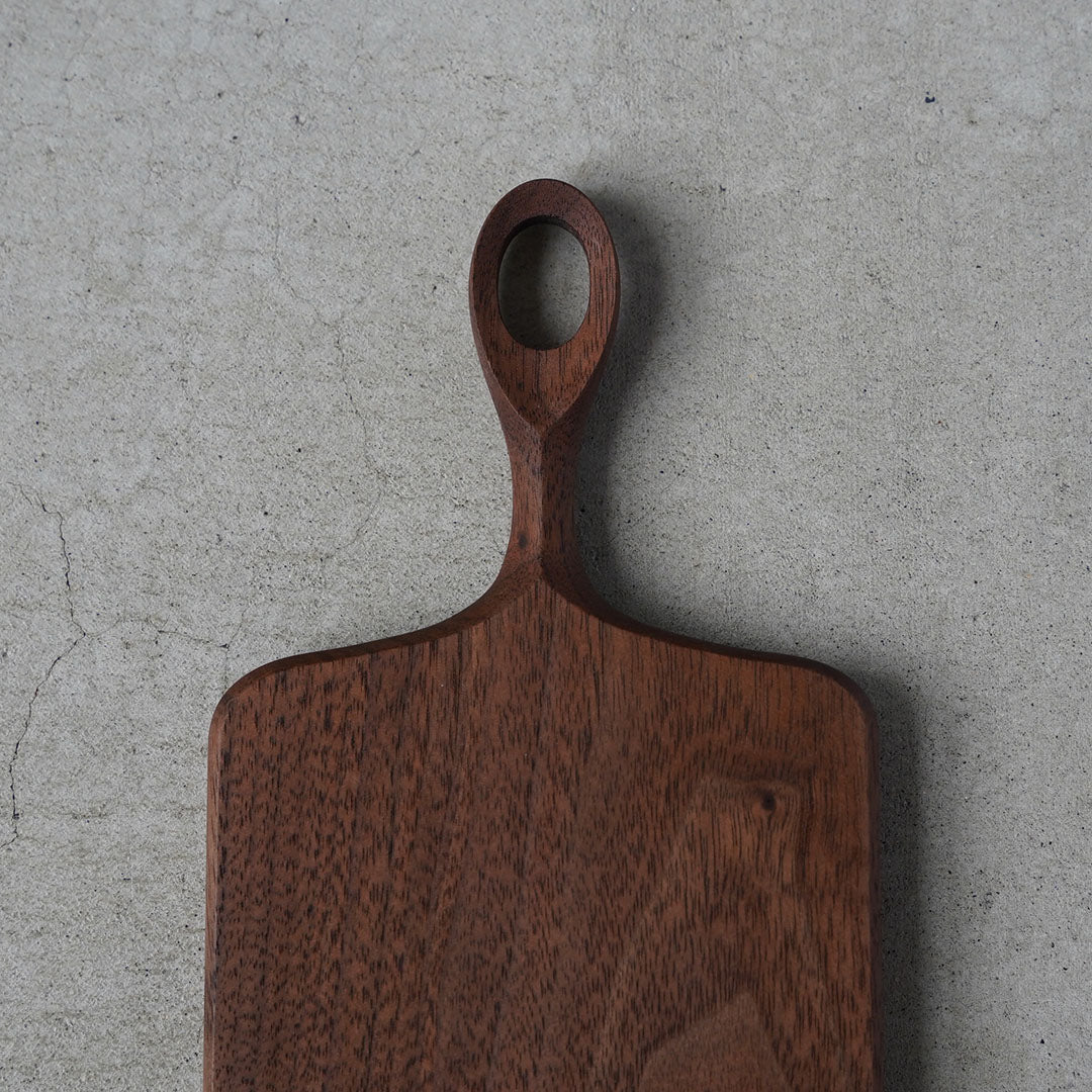 Kenta Nakanishi Serving Board, Walnut, Perforated