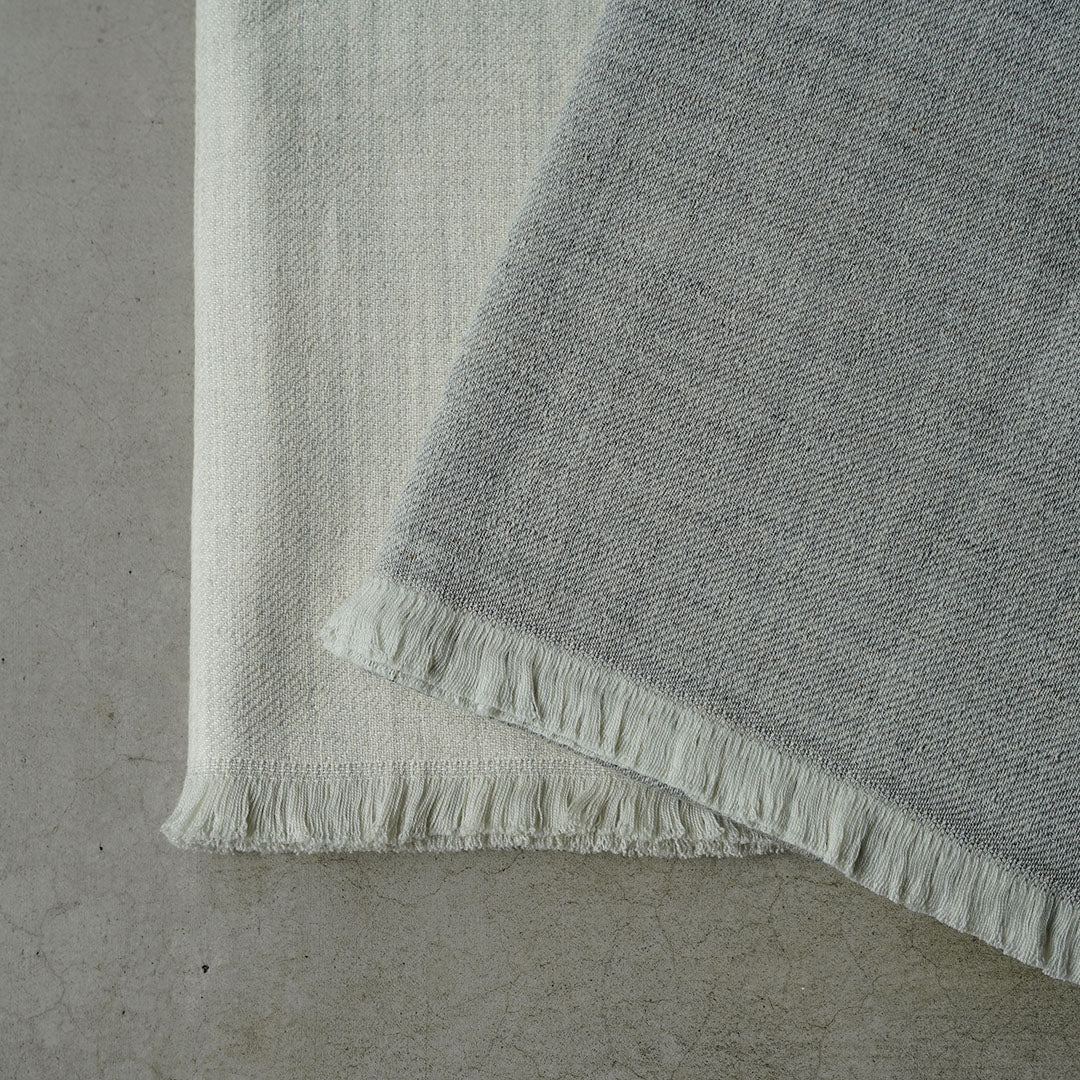 kontex コットンウールブランケット ライトグレー