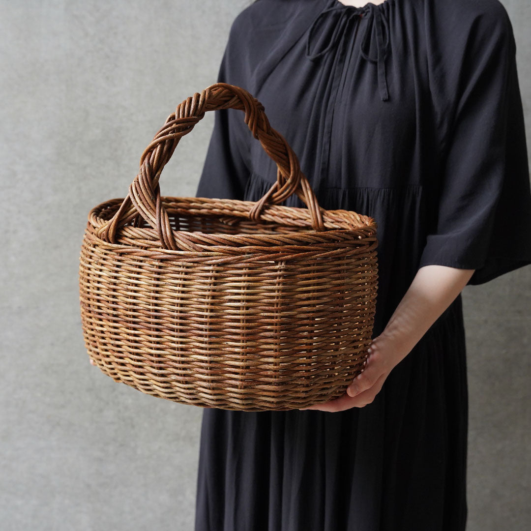 宮本工芸 あけび蔓 りんご篭