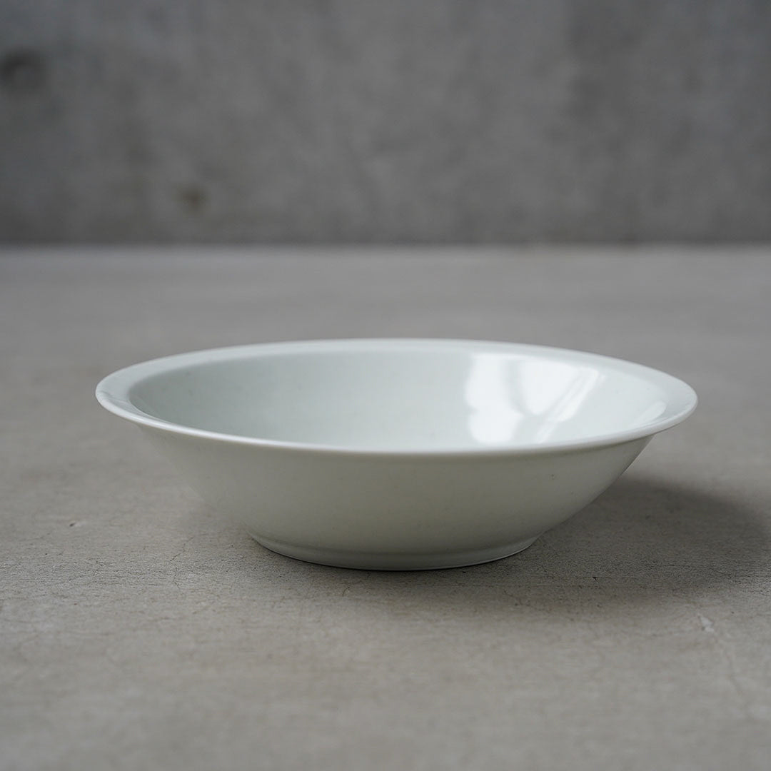 Kasen Kiln White Porcelain Twisted Pasta Plate