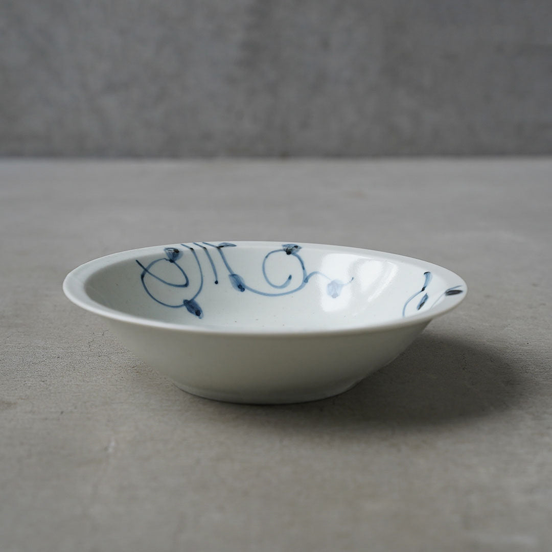 Kasen Kiln Floral Pasta Plate