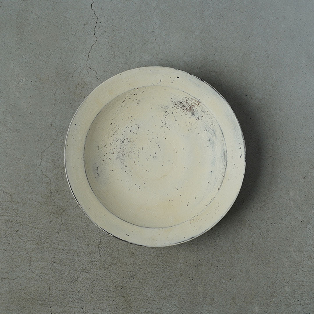 大澤 哲哉 Rim bowl M 白