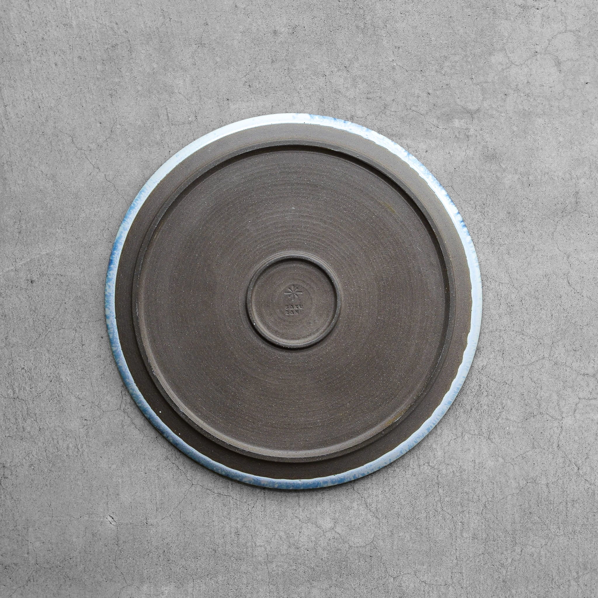 fog plate 27cm BLUE