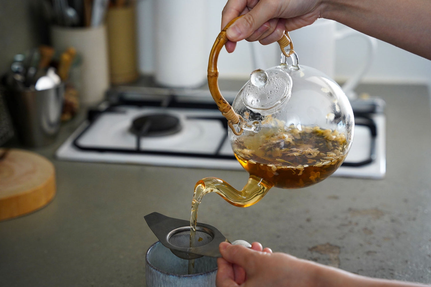 光を淹れる、日ノ出ガラスポット