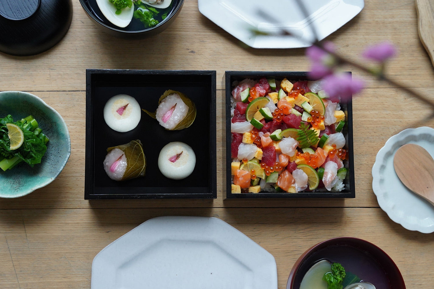 漆で愉しむ、桃の節句。