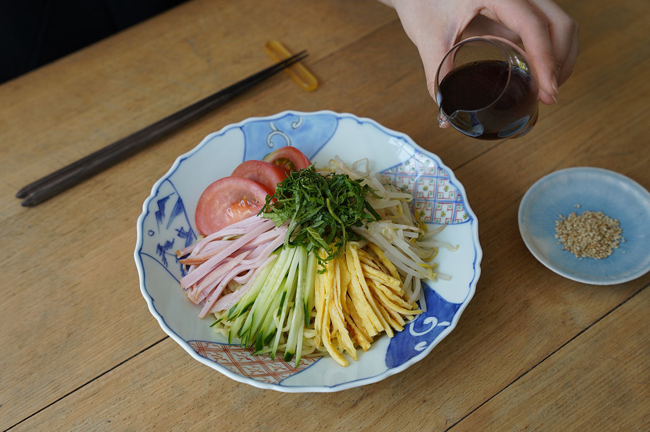 夏のごはん、うつわとともに