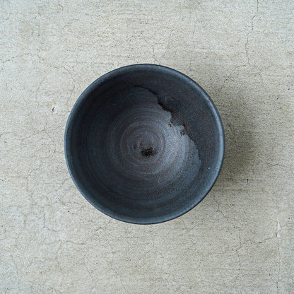 兵山窯 錆巻き なごみ碗