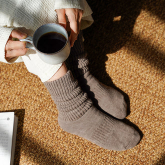 kontex ヌクイクツ下 ブラウン