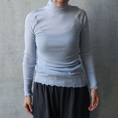 me. merino washable wool タートルネック