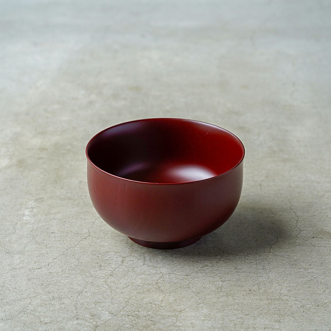 土直漆器×アメノイエ 雑煮椀 古代朱