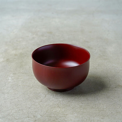 土直漆器×アメノイエ 雑煮椀 古代朱