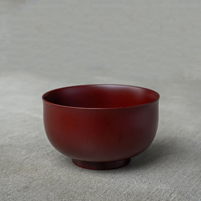 土直漆器×アメノイエ 雑煮椀 古代朱