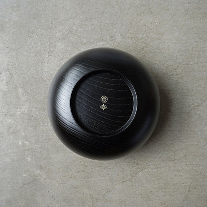 土直漆器×アメノイエ 雑煮椀 黒