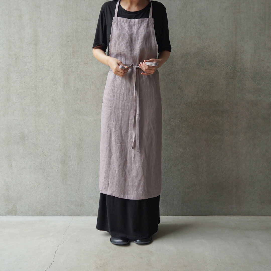 natsusobiku AY40 STYLISH APRON 03灰桜