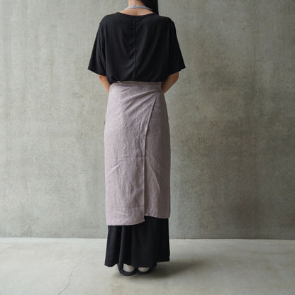 natsusobiku AY40 STYLISH APRON 03灰桜