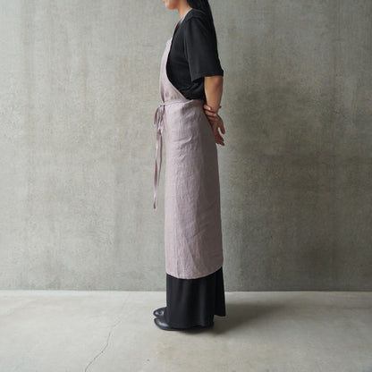 natsusobiku AY40 STYLISH APRON 03灰桜