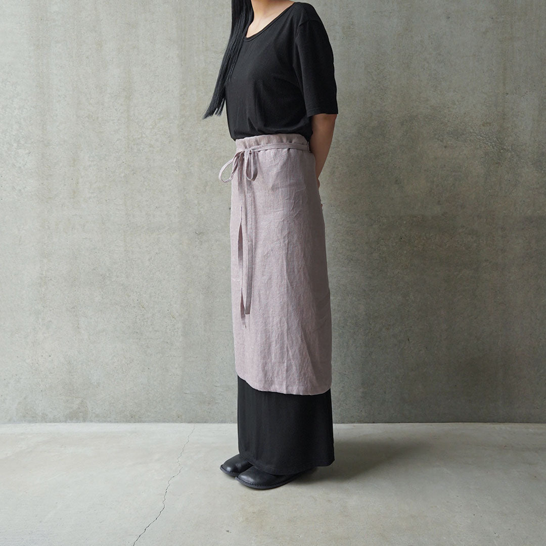 natsusobiku AY40 STYLISH APRON 03灰桜