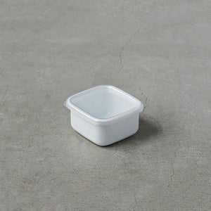 野田琺瑯 White Series スクウェア S シール蓋付