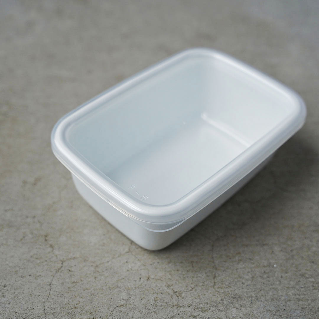 Noda Horo White Series Rectangle Deep S with Seal Lid