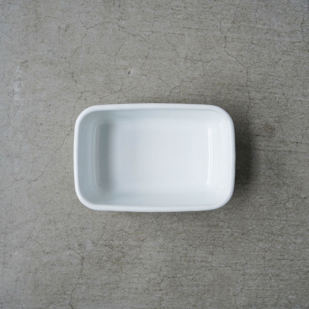 Noda Horo White Series Rectangle Deep S with Seal Lid