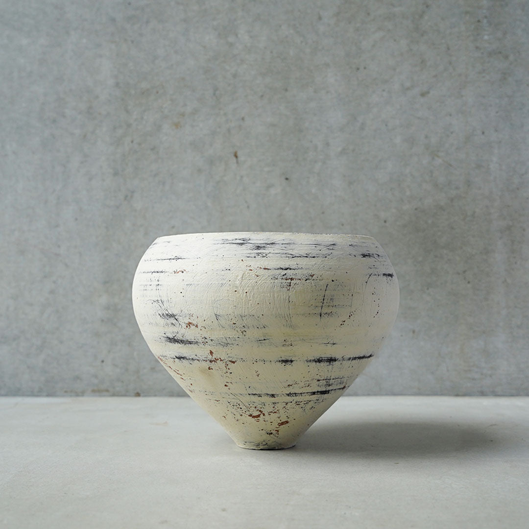 大澤 哲哉 Vase 白