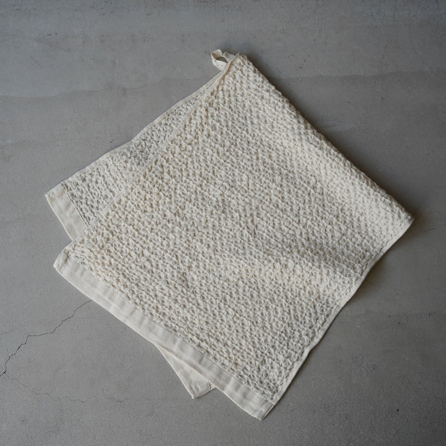 kontex タオル コットンリネンワッフル