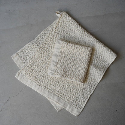 kontex タオル コットンリネンワッフル