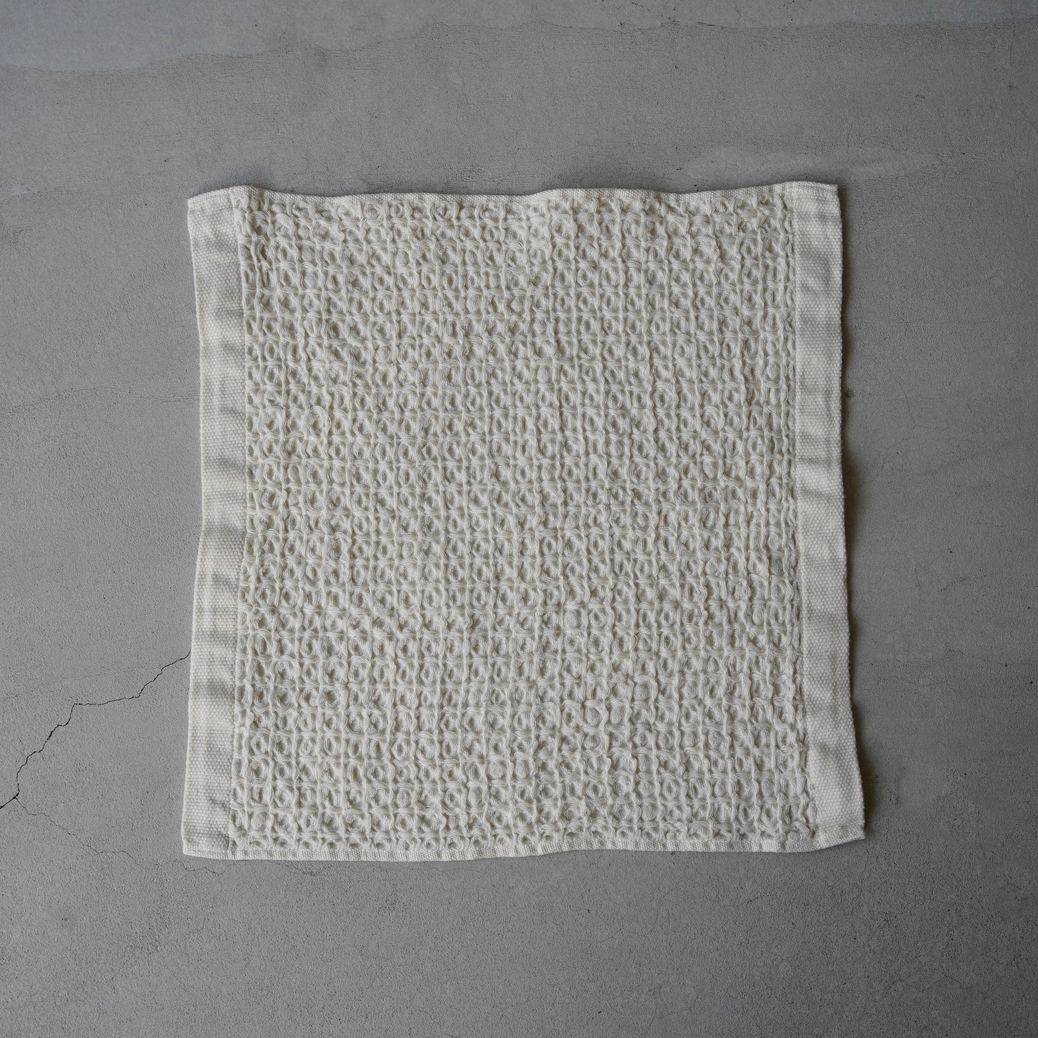 kontex タオル コットンリネンワッフル