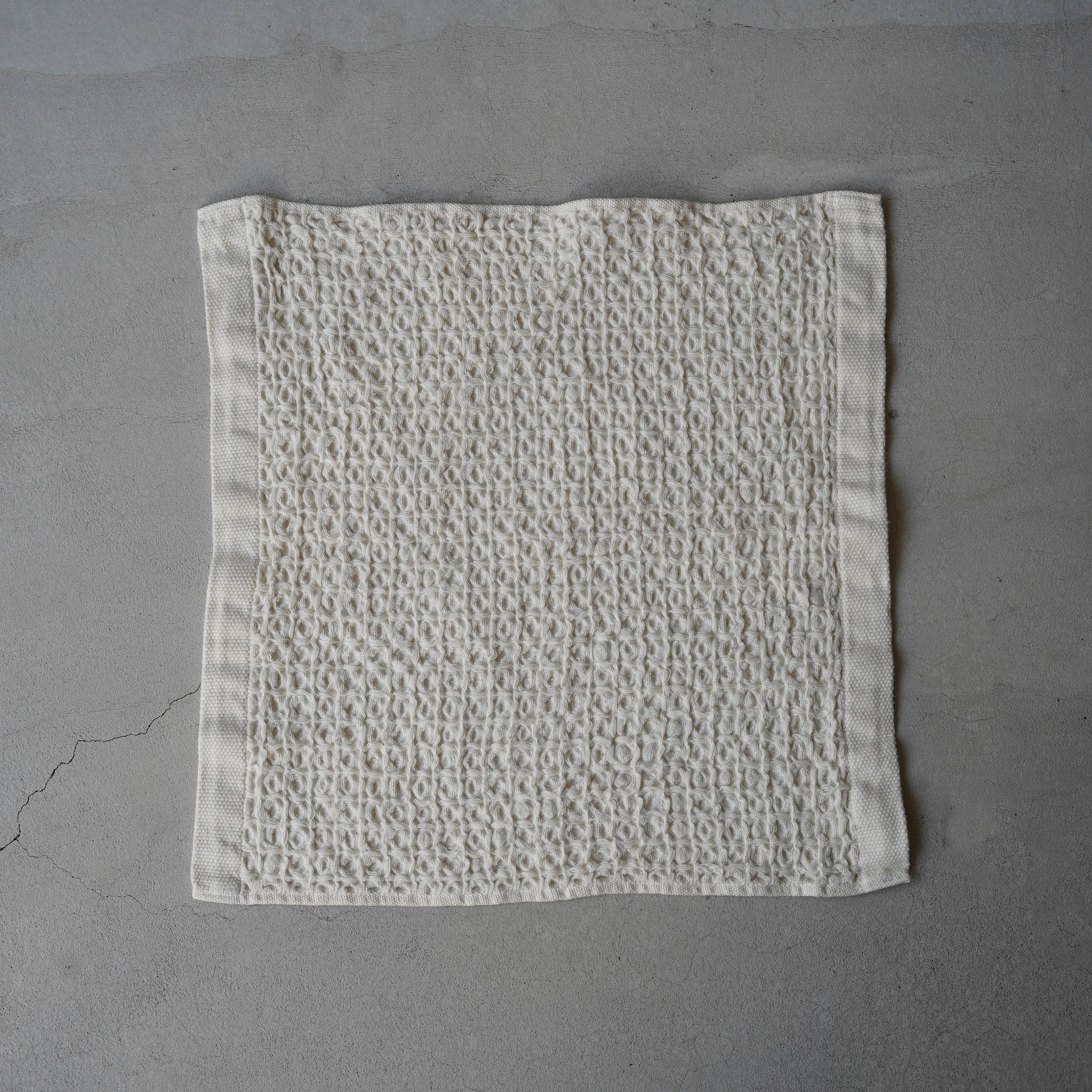 kontex タオル コットンリネンワッフル