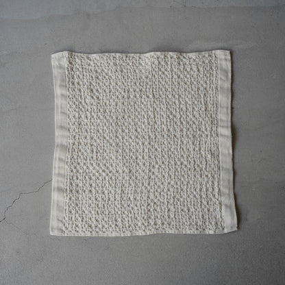 kontex タオル コットンリネンワッフル